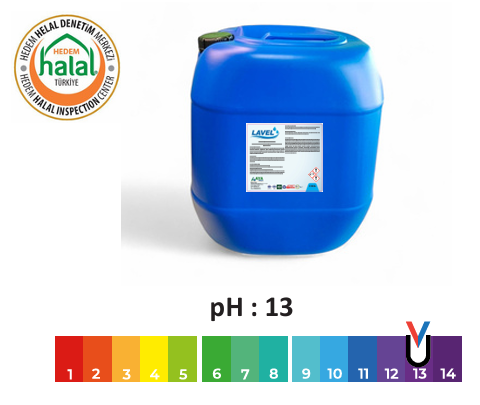 Alkali-Aktif Klor içeren Yayık Sistemi Hijyenik Temizleyici